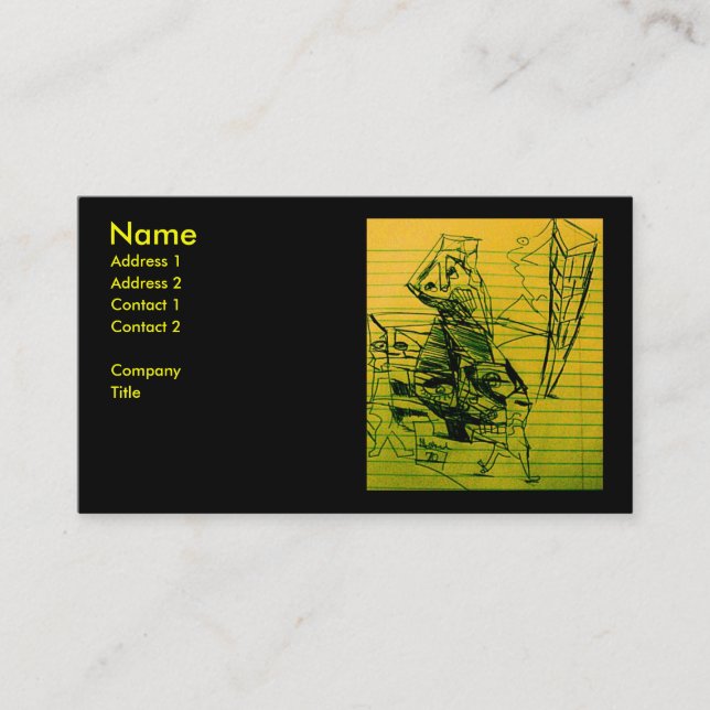 YELLOW 70 BUSINESS CARD (Front)