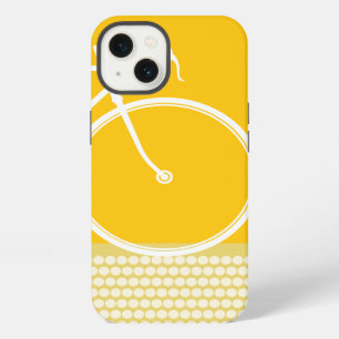 yellow Abstract Bicycle dots iPhone 13 Case