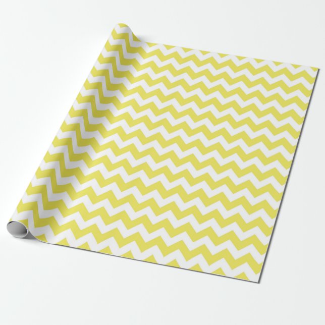 Yellow Abstract Pattern Paper (Unrolled)