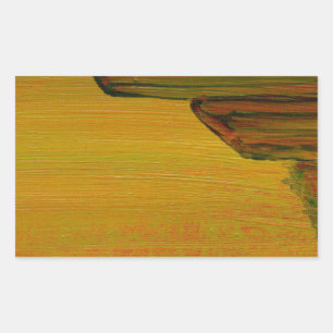 Yellow Abstract Sticker