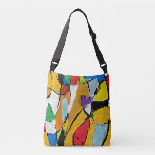 Yellow Abstract tote bag