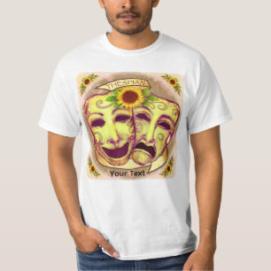 Yellow Actor Masks T-Shirt