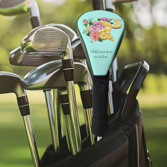 Yellow Albino Ball Python  Golf Head Cover (Creator Uploaded)