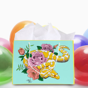 Yellow Albino Ball Python Large Gift Bag