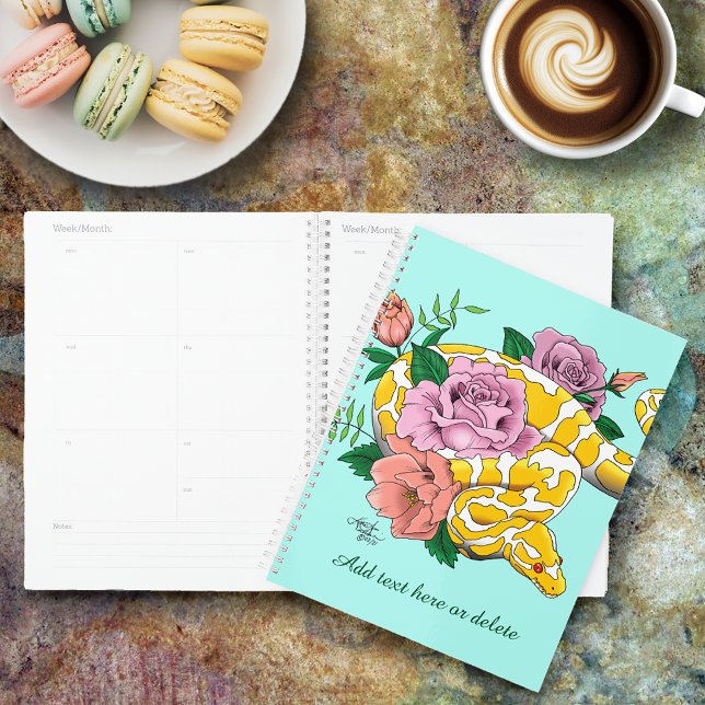 Yellow Albino Ball Python  Planner (Creator Uploaded)