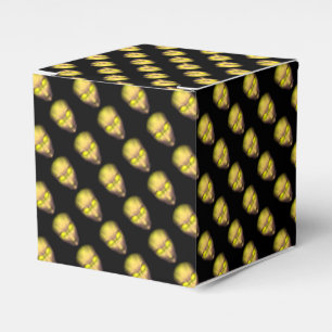 Yellow Alien Head Favour Box