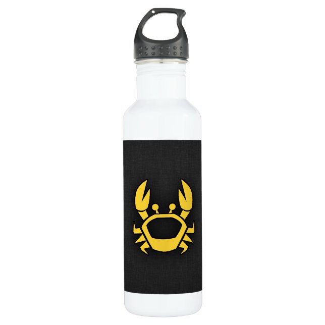 Yellow Amber Crab 710 Ml Water Bottle (Front)