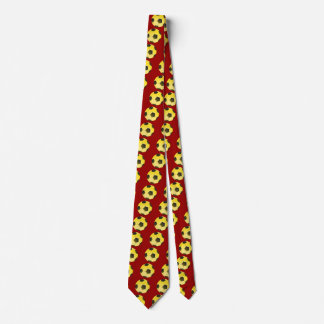 Yellow American Soccer Ball or Football Tie