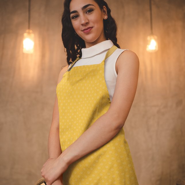 Yellow Anchors Apron (Creator Uploaded)