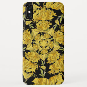 Yellow and black Azalea fractal art Case-Mate iPhone Case