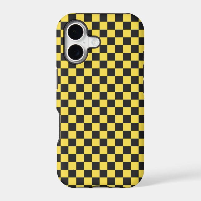 Yellow and black checkerboard pattern (Back)