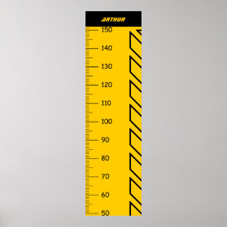 Yellow And Black Growth Chart