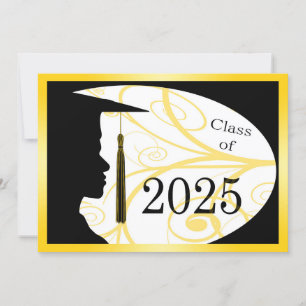 Yellow and Black Man Silhouette 2025 Card