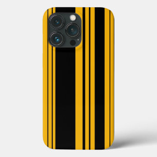 Yellow and Black Stripes Pattern Case-Mate iPhone  iPhone 13 Pro Case
