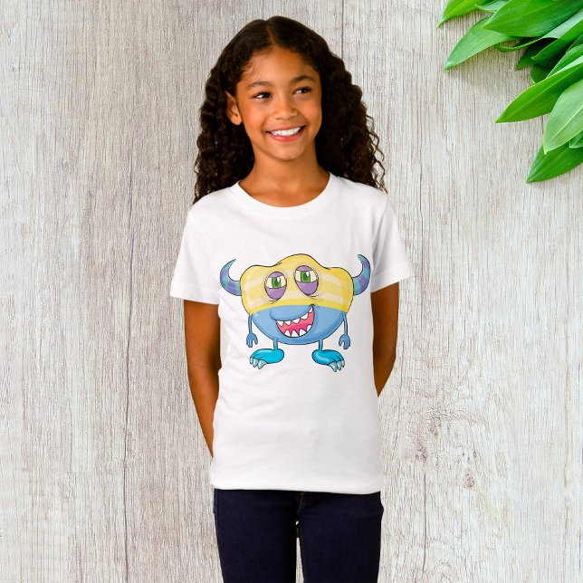 Yellow And Blue Alien Strange Girls T-Shirt (Creator Uploaded)