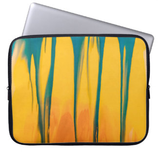 YELLOW AND BLUE APPAREL LAPTOP SLEEVE