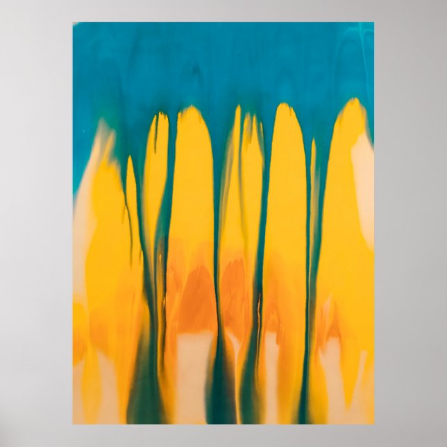 YELLOW AND BLUE APPAREL POSTER (Front)