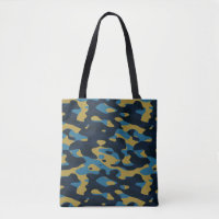 yellow and blue camo abstract