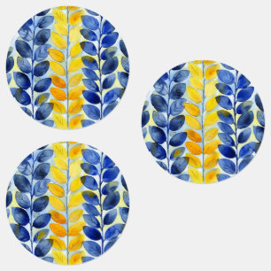 Yellow and Blue Leaves