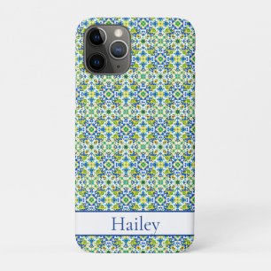 Yellow and Blue Spanish Tiles Case-Mate iPhone Case