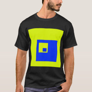 Yellow and blue squares T-Shirt