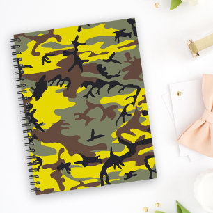 Yellow and Brown Camouflage, Military, Army Planner