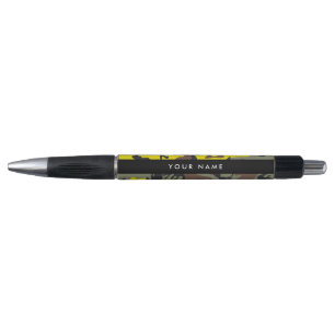 Yellow and Brown Camouflage Your name Personalise