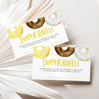 Yellow and Chocolate Sprinkle Doughnuts Diaper Raf