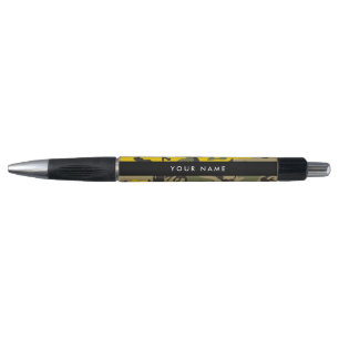 Yellow and Green Camouflage Your name Personalise