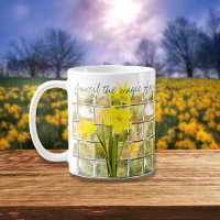 Yellow And Green Daffodil New Day Flowers Quotes
