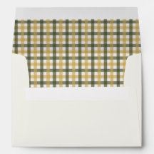 Yellow and Green Gingham