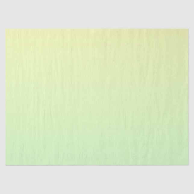 Yellow and Green Gradient Tissue Paper (Front)