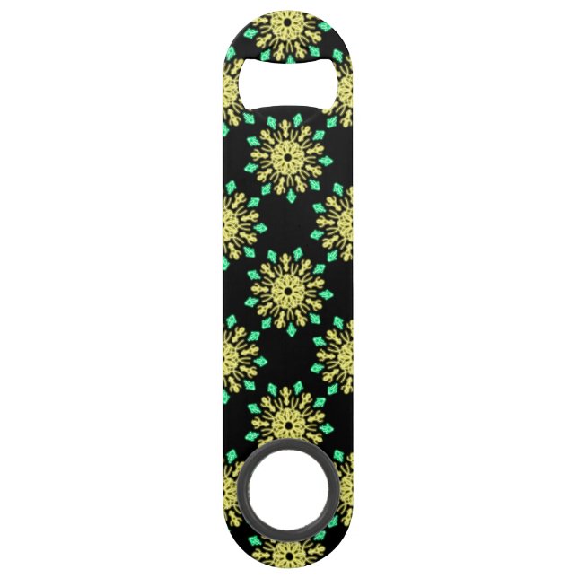 Yellow and green neon flower (Front)