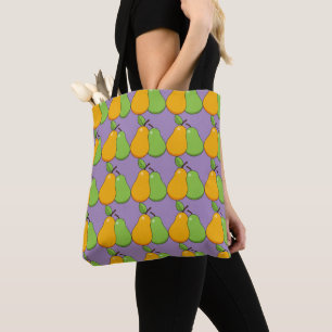Yellow and Green Pears Tote Bag