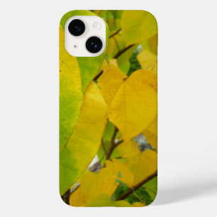 Yellow and Green Redbud Leaves Case-Mate iPhone 14 Case