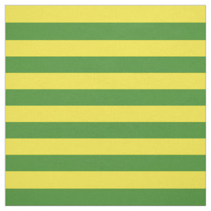Yellow and Green Stripes Fabric