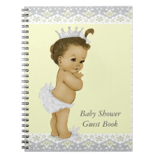 Yellow and Grey Baby Shower Guest Book