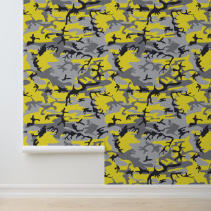 Yellow and Grey Camouflage, Military, Army Wallpaper
