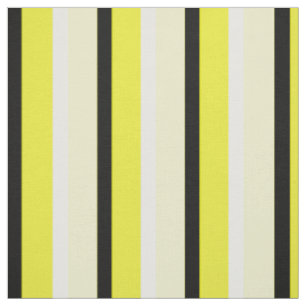 Yellow and Light Pale Yellow Stripes Pattern Fabric