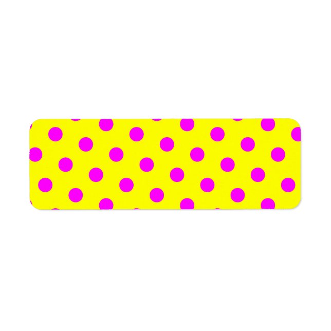 Yellow and Magenta Polka Dots (Front)