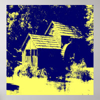 Yellow and Navy Blue Mabry Mill