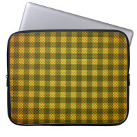 Yellow and olive chequered carbon fibre patterned