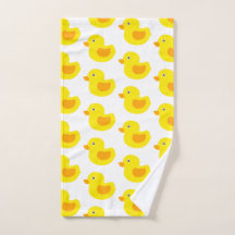 Yellow and Orange Baby Rubber Ducky for Kids
