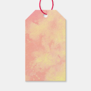 Yellow and orange  Cloud Effect  Gift Tags