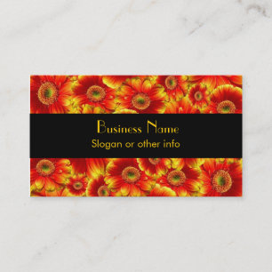 Yellow and Orange Gerbera Daisies Business Card