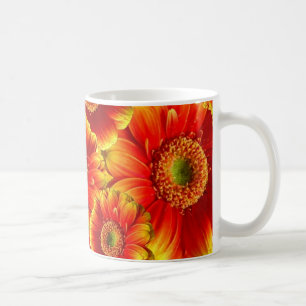 Yellow and Orange Gerbera Daisies Coffee Mug