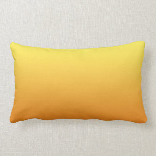 “Yellow And Orange Ombre” Lumbar Cushion