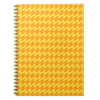 Yellow and Orange Wave Pattern Notebook