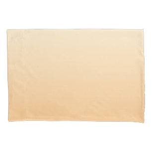 Yellow and Peach Color Gradient Pillowcase