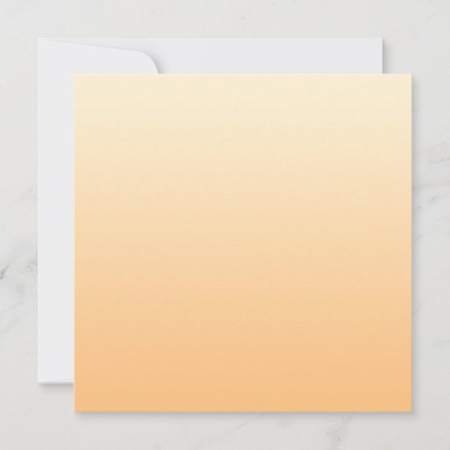 Yellow and Peach Colour Gradient Card (Front)